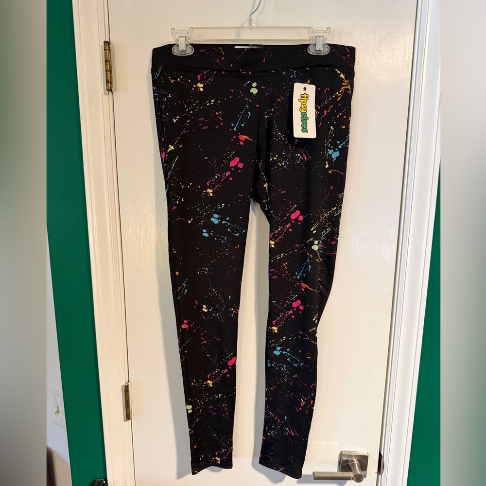 Tipsy Elves Colorful 80’s Splash Leggings